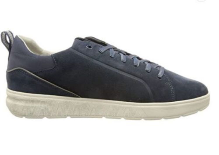 Immagine di SCARPE SNEAKERS GEOX UOMO U SPHERICA EC4 U25E7B 00022 BLU AVIO SCAMOSCIATA