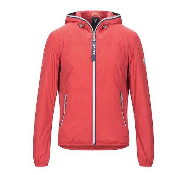 Immagine di GIUBBINO PIUMINO UOMO PRIMAVERILE CON CAPPUCCIO YES ZEE ORIGINALE ROSSO NYLON